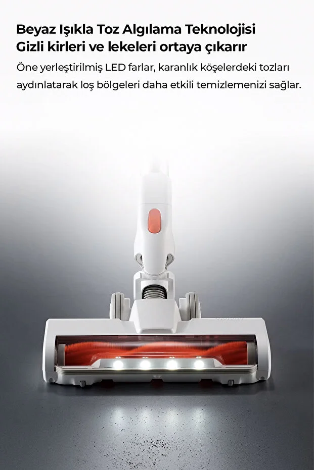 ROBO HIKİNG Serisi Şarjlı Dikey Süpürge Beyaz